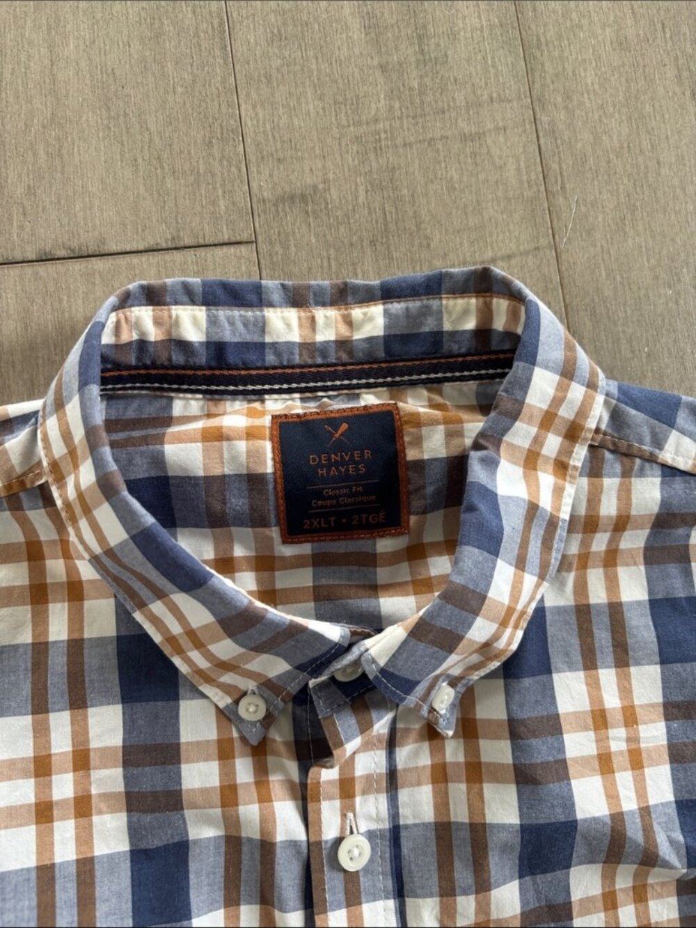 Mens XXL Dress Shirt Bundle 3 Pack Denver Hayes Haggar Button Down - Picture 12 of 16